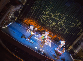 Die Musiker zeigten sich begeistert von der Akustik des Stadttheaters!