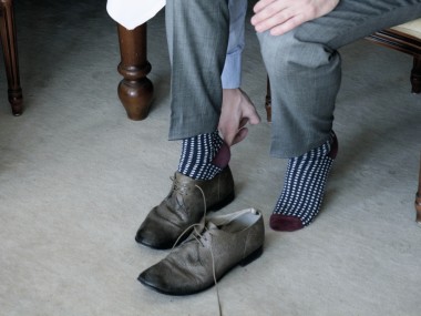 An den Socken können wir noch arbeiten,...