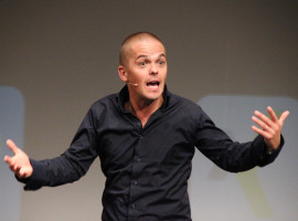 Körpersprache Referent: Stefan Verra im Kulturhaus. Im Bild: Stefan Verra